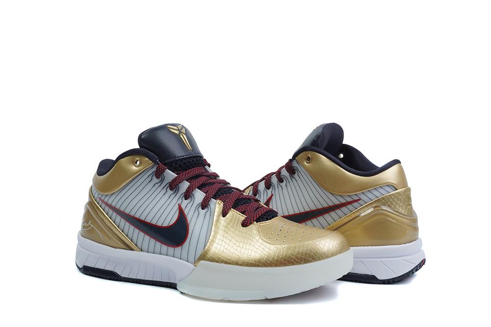 PK God Kobe 4 Protro Metallic Gold and Dark Obsidian RETAIL MATERIALS READY TO SHIP